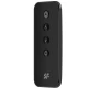 Stimulator G-spot cu telecomandă din silicon, negru, universal