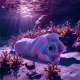 Thetis Cyclops masturbator masculin din silicon, Roz/Negru