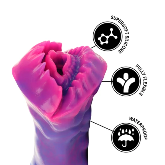 Masturbator masculin din silicon, Eris, Negru