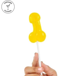 LINGURIȚĂ/LOLLIPOP CU ALcool Model Penis, Ananas Piña Colada