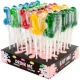 Asortiment de sucuri lollipop în formă de penis cu alcool - 40 unități, diverse arome