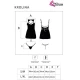 Chemise Krolina - Transparentă, Negru, L/XL