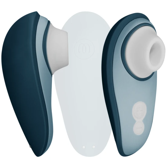 Stimulator clitoridian cu aspirație Liberty 2 din ABS, albastru