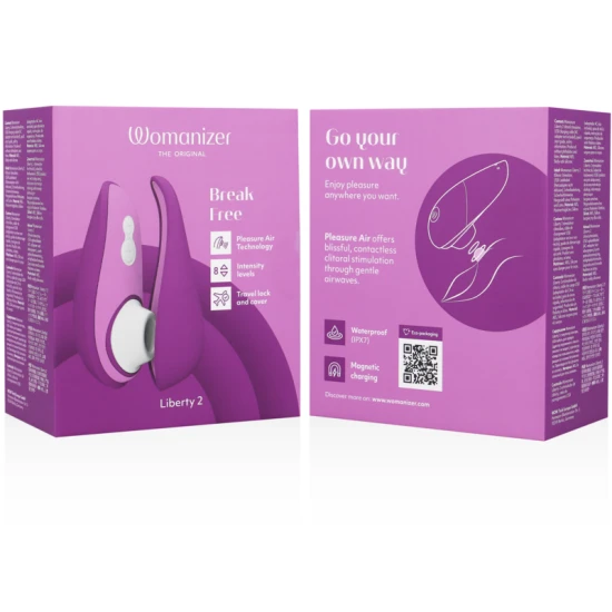 Stimulator Clitoris - Womanizer Liberty 2, Roz, Unică Mărime