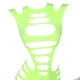 SUBBLIME - Rochie tip pește cu mâneci lungi, verde, one size
