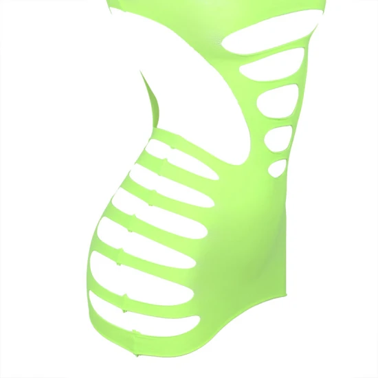 SUBBLIME - Rochie tip pește cu mâneci lungi, verde, one size