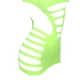 SUBBLIME - Rochie tip pește cu mâneci lungi, verde, one size