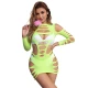 SUBBLIME - Rochie tip pește cu mâneci lungi, verde, one size