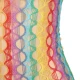 SUBBLIME - Rochie tip pe umeri, curcubeu, One Size