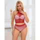 Sublime - Set tip plasă cu diamante Roz, one size