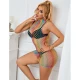 SUBBLIME - Rochie tip pește din plasă, fără mâneci, guler înalt, Rainbow, One Size