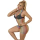 SUBBLIME - Rochie tip pește din plasă, fără mâneci, guler înalt, Rainbow, One Size
