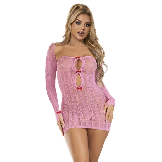 Rochie tip fishnet SUBBLIME 952471, Roz, one size