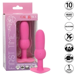 Primul dispozitiv anal cu mărgele, vibrator, Roz
