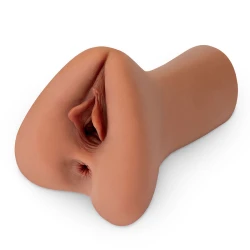 Manșon penis Pick Your Pleasure XL - Textură realistă, Crem, Mărime mare.