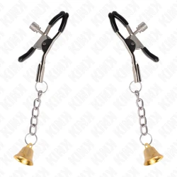 Clame pentru mameloane, auriu, 6 cm