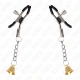 Clame pentru mameloane, auriu, 6 cm