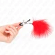 Clești pentru mameloane tip feather, Roșu, 7 cm