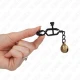 Clame pentru mameloane tip Bell Jaw, Negru, 7 cm