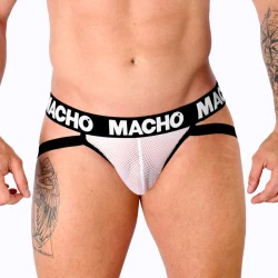 JOCK MX26X1 - Semi-transparent, Alb, XL