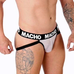 JOCK MX26X1 - Semi-transparent, Alb, XL