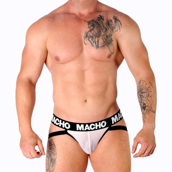 JOCK MX26X1 - Semi-transparent, Alb, XL