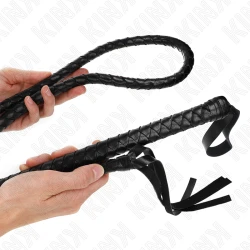 Bici tip șarpe lung, Negru, 210 cm