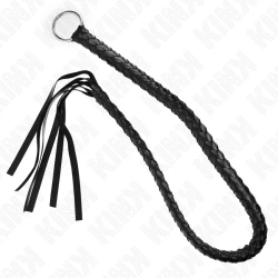 Bici tip șarpe cu inel de mână negru, 65 cm