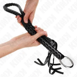 Bici tip șarpe cu inel de mână negru, 65 cm