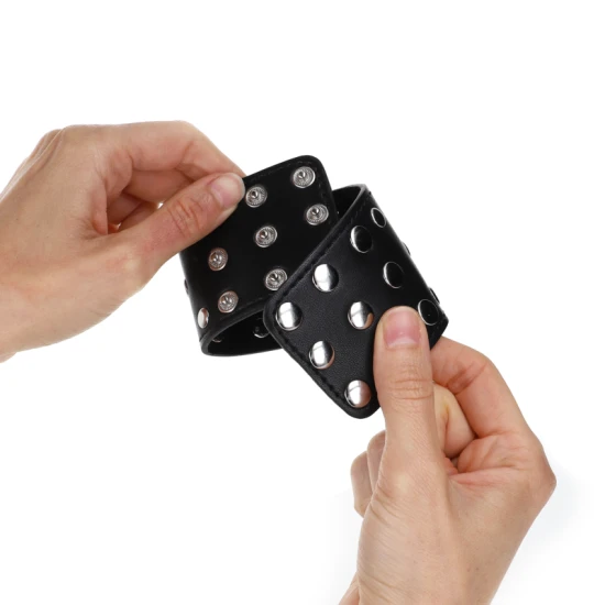 Ațele pentru încheieturi, Negru, reglabil 19-24 cm x 5.5 cm