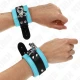 Set cătușe pentru încheieturi, Roz / Albastru, ajustabile 21-28 cm x 5.5 cm