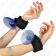 Sistem de fixare la încheieturi tip suction cup, Negru, 29-40 cm x 5 cm