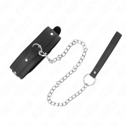 Colier cu lesă 65 cm, 1 inel reglabil, 38-49 cm x 5 cm