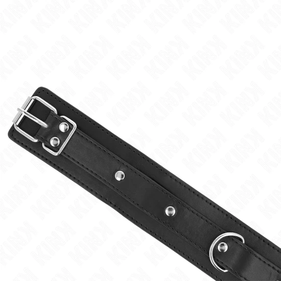 Colier cu lesă 65 cm, 1 inel reglabil, 38-49 cm x 5 cm