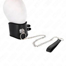 Colier reglabil tip necklace, 65 cm, curea lată reglabilă 40-55 cm x 10 cm