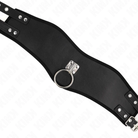 Colier reglabil tip necklace, 65 cm, curea lată reglabilă 40-55 cm x 10 cm