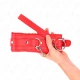 Guler cu Lesă 65 CM cu Restricții Roșu 36-42 CM x 5.5 CM