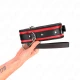 Colier masiv cu curea, model 2, reglabil 36,5-50 cm, 65 cm, Negru