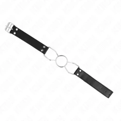 Dispozitiv tip Spider Mouth Gag, Negru, M
