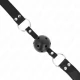 Dispozitiv tip bilă 4 cm, model cu dublu nit, Negru
