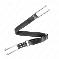 Eșarfă metalică pentru gag, reglabilă 36-52 cm