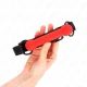 Dispozitiv de tip bone gag cu curea din piele ecologică, Roz, reglabil 41-57 cm