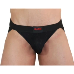 Jockstrap 003 - Strălucitor, Negru, S.