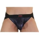 Jockstrap BURN - Strălucitor, Negru/Albastru, L