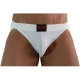Jockstrap BURN din lycra, alb, mărimea L