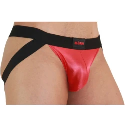 Jockstrap BURN - Stil, Fantezie și Confort, Roșu/Negru, L
