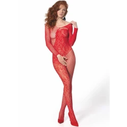 Bs 107 bodystocking red, o singură mărime