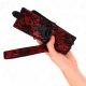 Colier din dantelă cu curea din piele naturală 105 cm / 44 X 5,5 cm