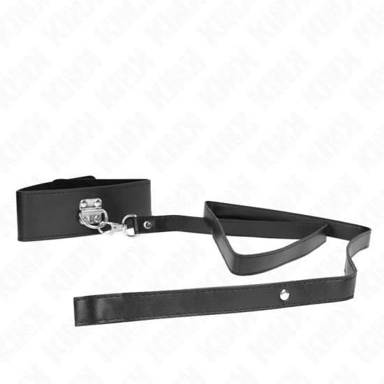 Colier cu curea, 116 cm, model 2, reglabil 36-43 cm x 5 cm