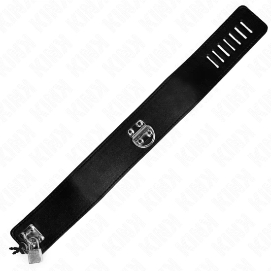 Colier cu curea, 116 cm, model 2, reglabil 36-43 cm x 5 cm